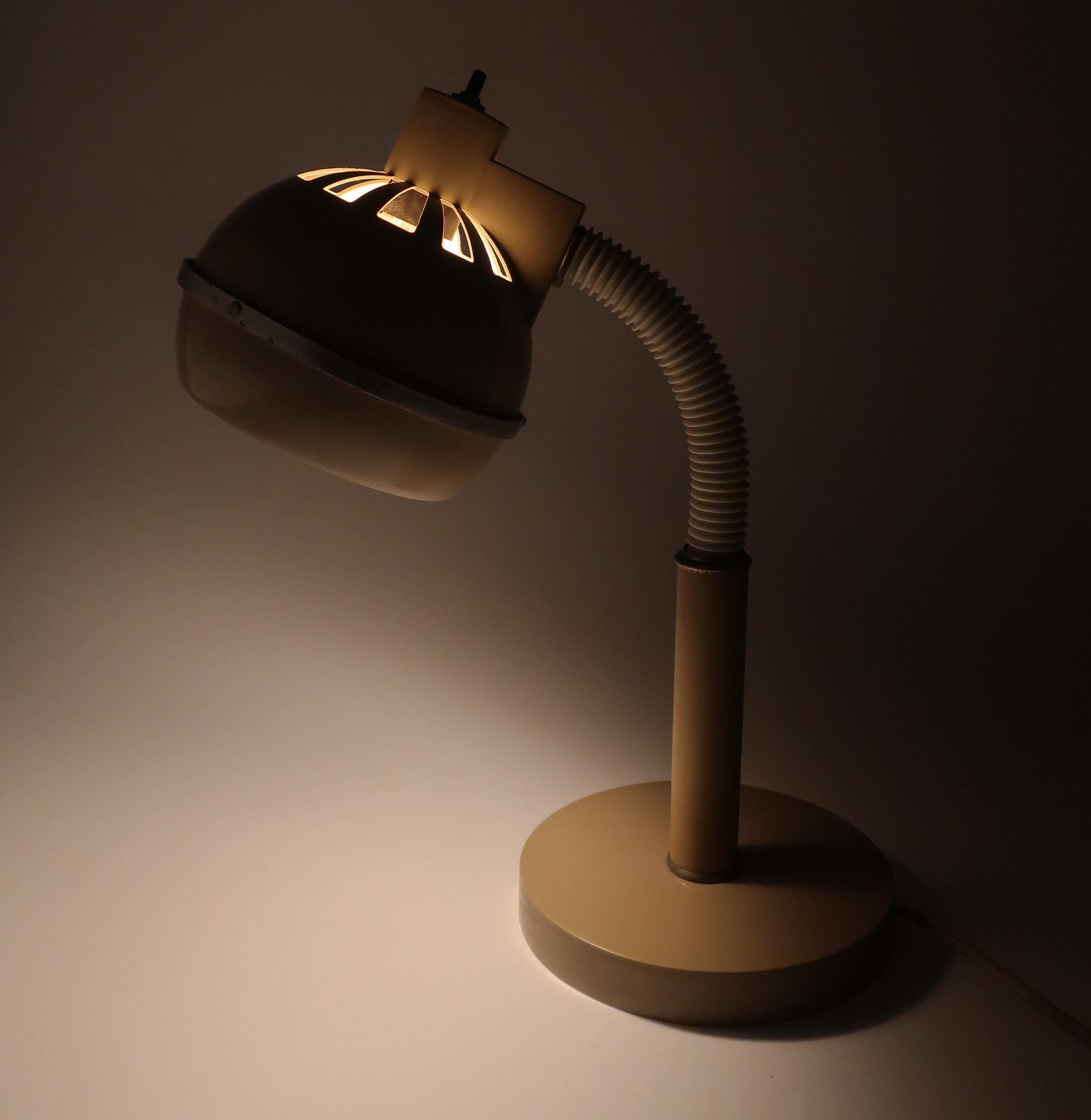 Mid-Century Modern 1970s Plastic Desk Lamp