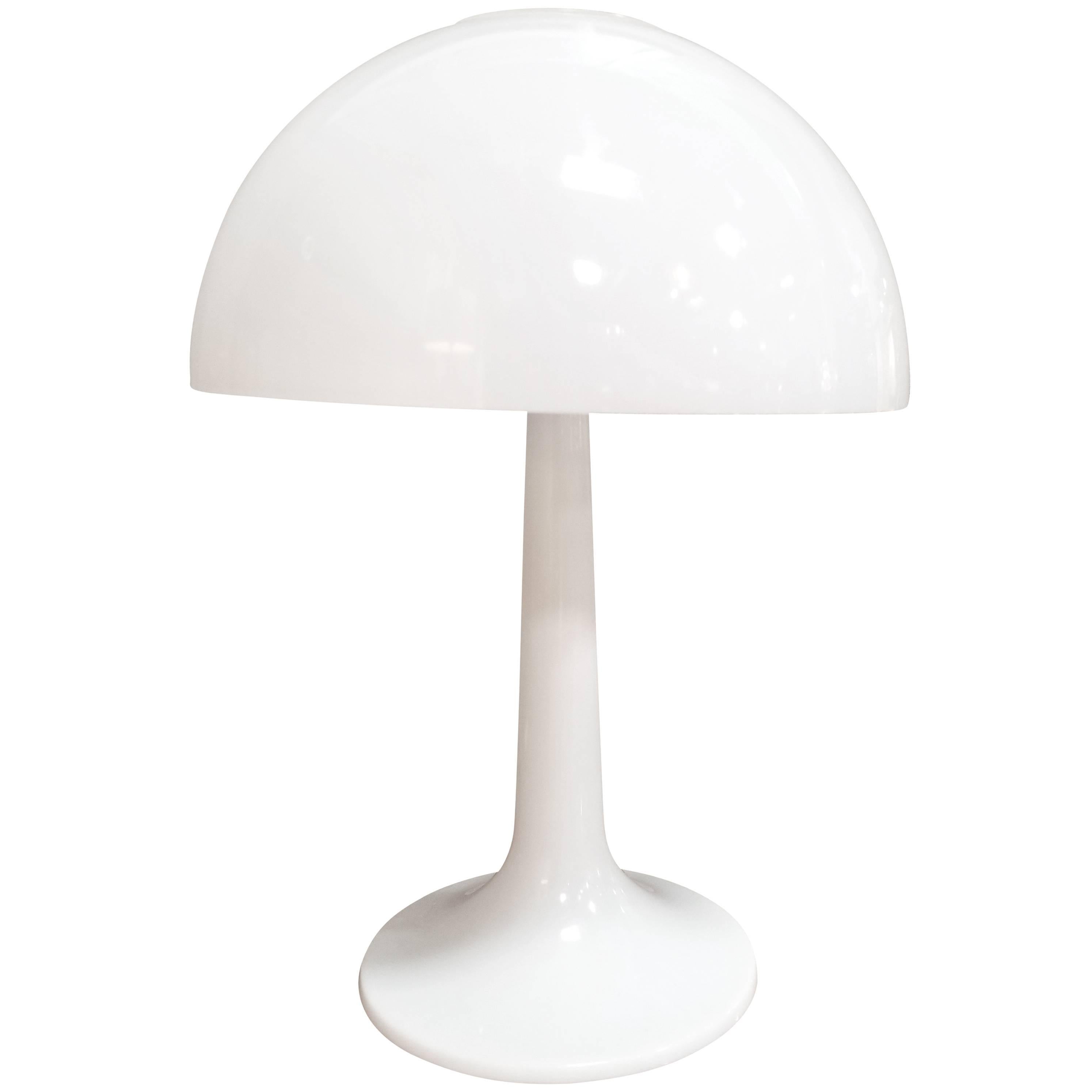 Lampe champignon en plastique des années 1970