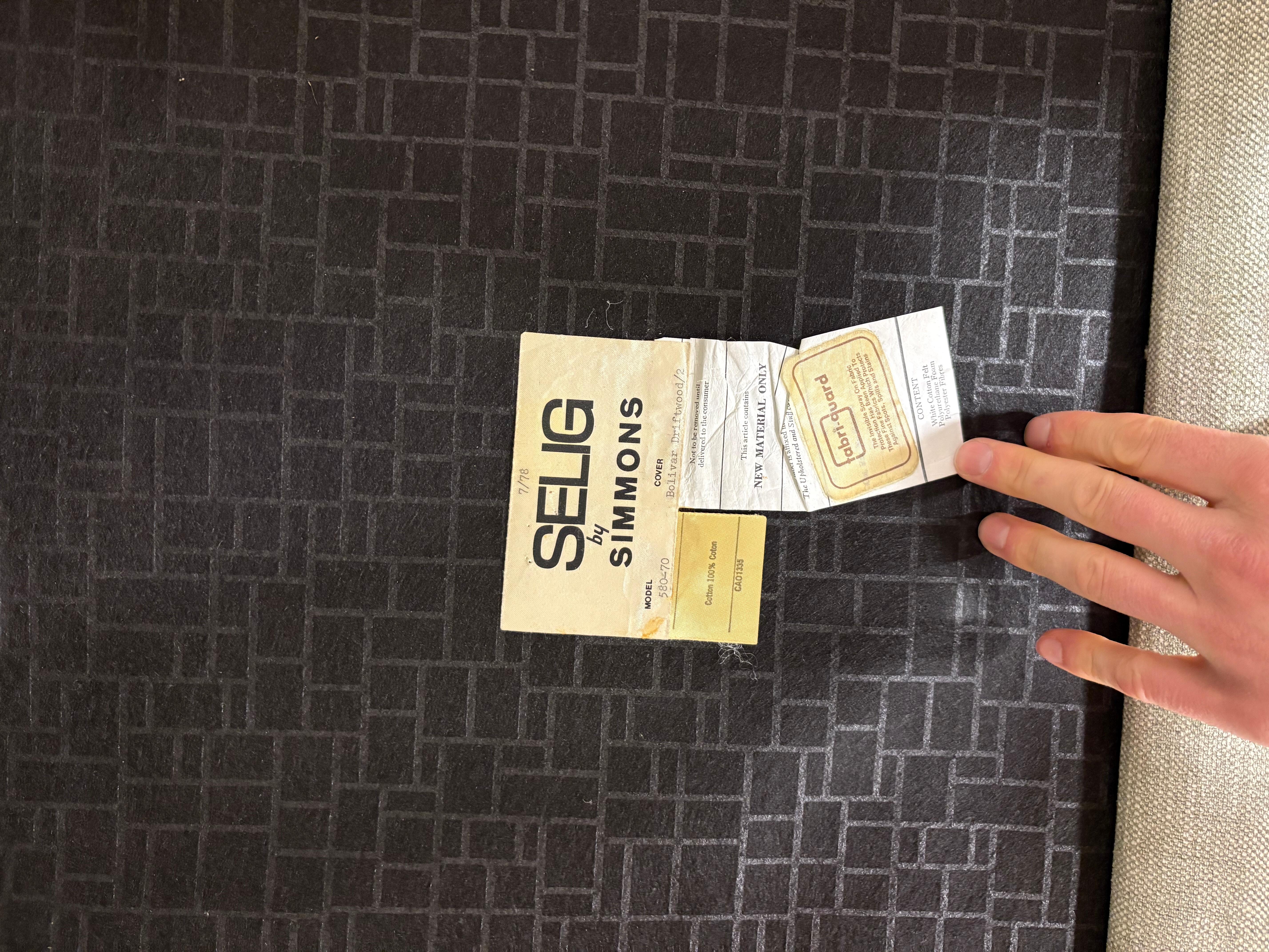 1970s “Playpen” Modular Sectional Sofa by Selig for Simmons For Sale 3