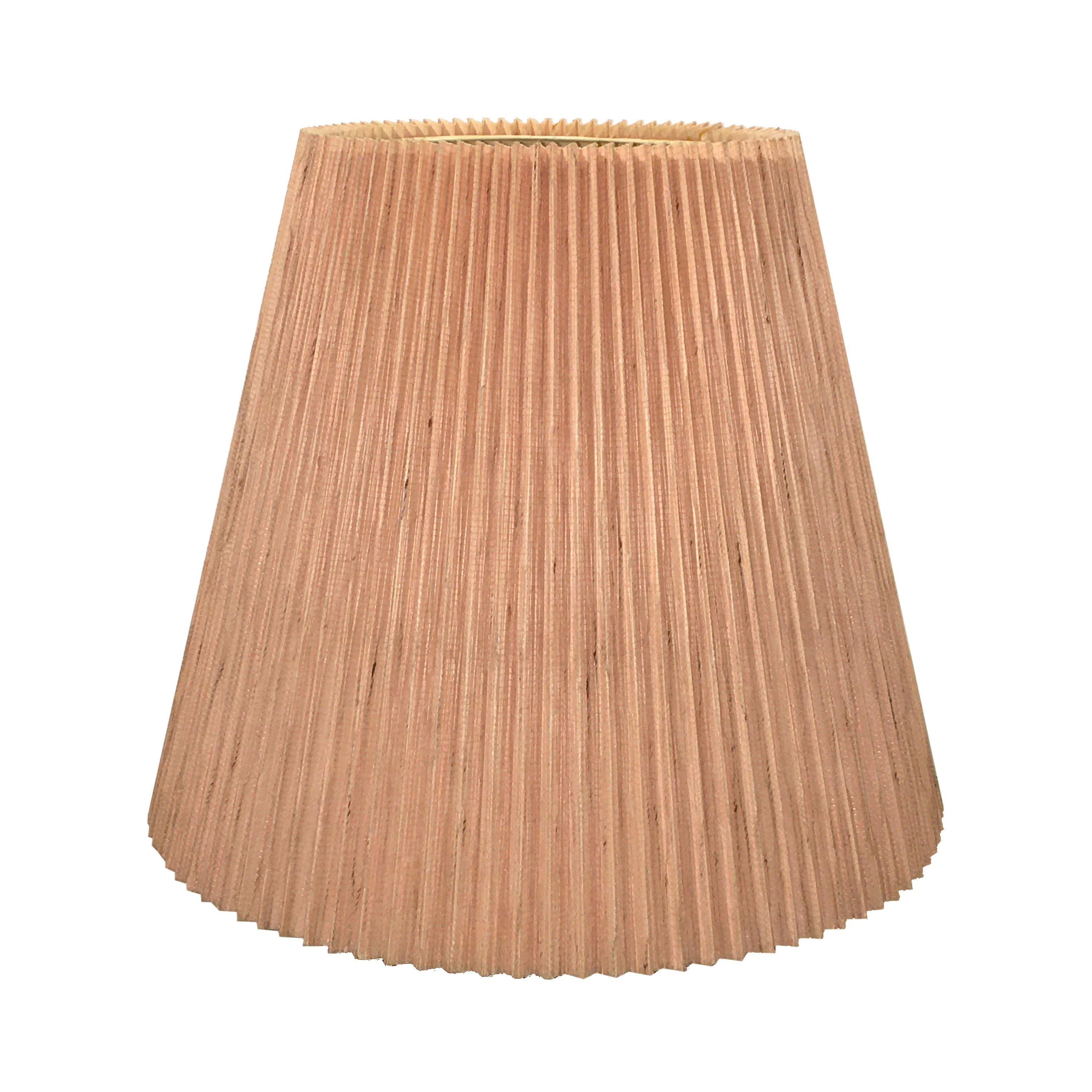 A vintage pleated accordion lamp shade.
