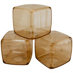 1970s Plexi Cube Tables
