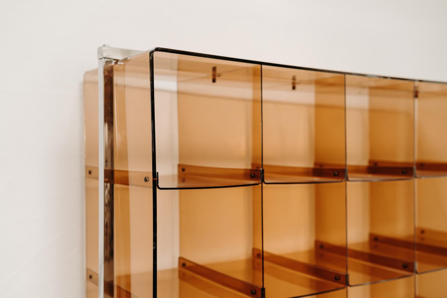 1970's Plexiglass Bookcase on Wheels by Michel Dumas for Roche Bobois 7
