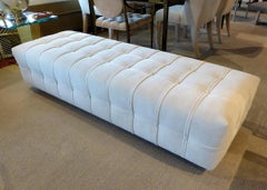 1970s Plush Brayton International Modern Sofa Bench