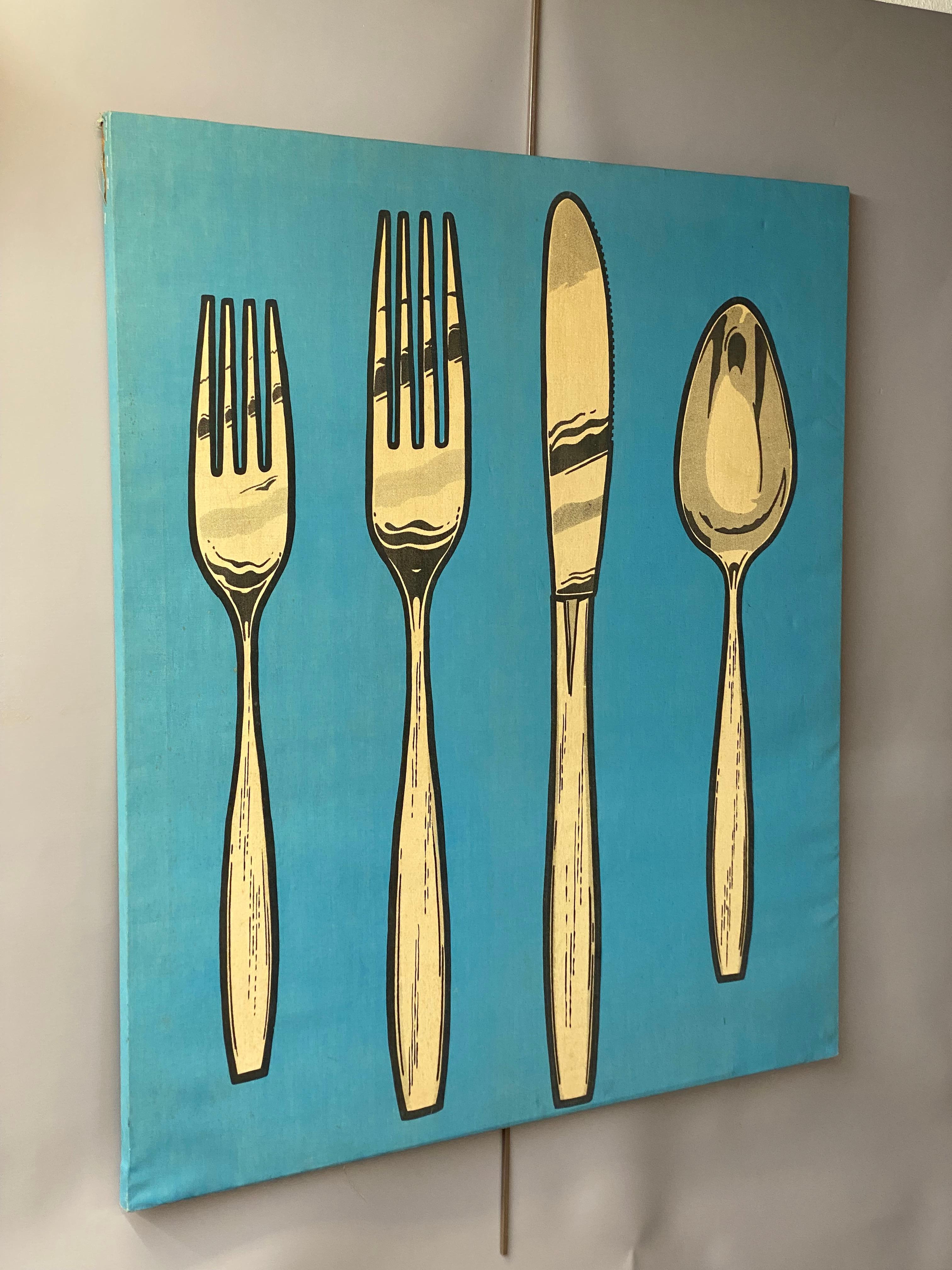 1970er Pop Art Kulinarischer Siebdruck (amerikanisch) im Angebot