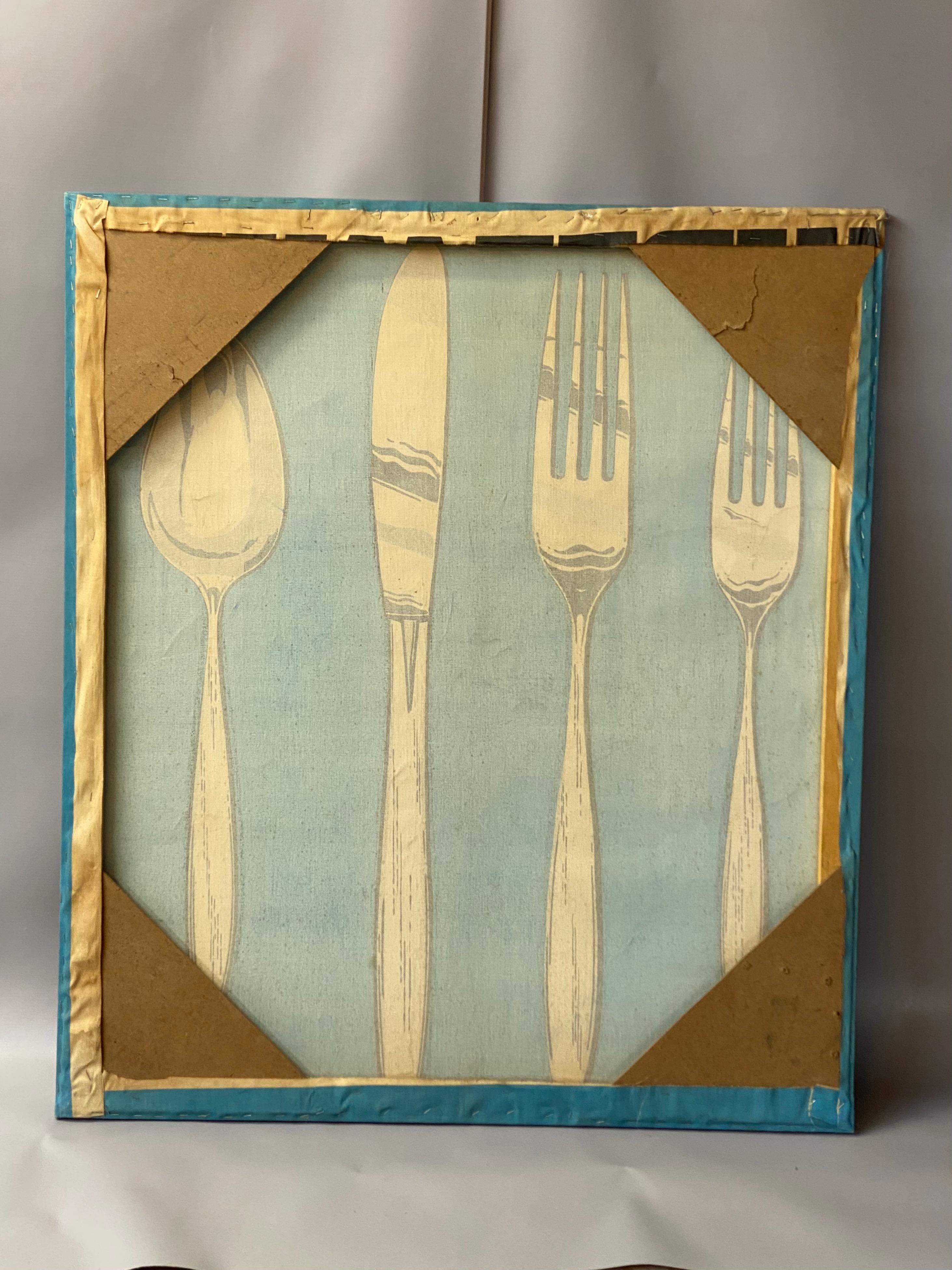 1970er Pop Art Kulinarischer Siebdruck im Zustand „Gut“ im Angebot in Garnerville, NY