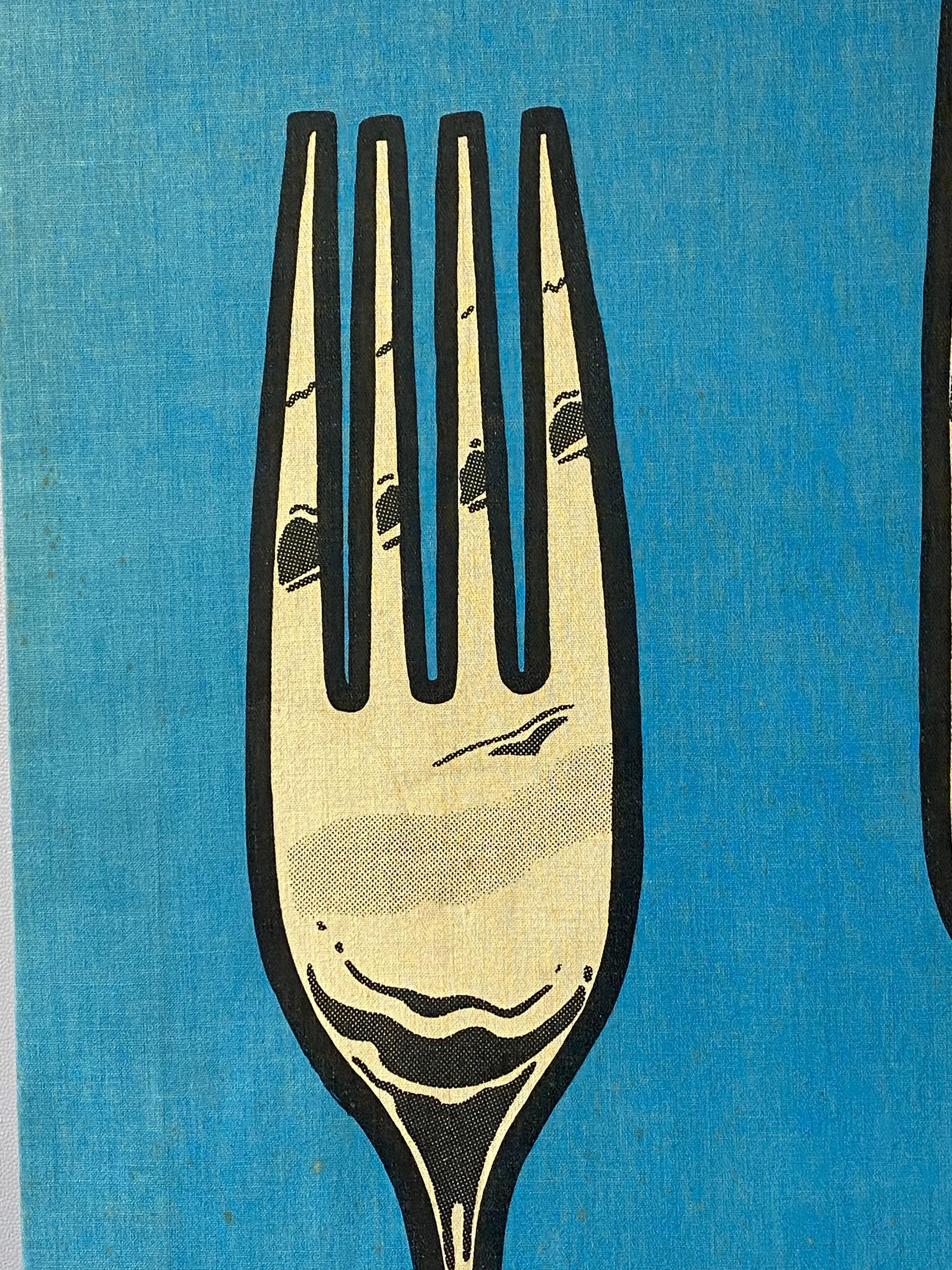 1970er Pop Art Kulinarischer Siebdruck (Ende des 20. Jahrhunderts) im Angebot