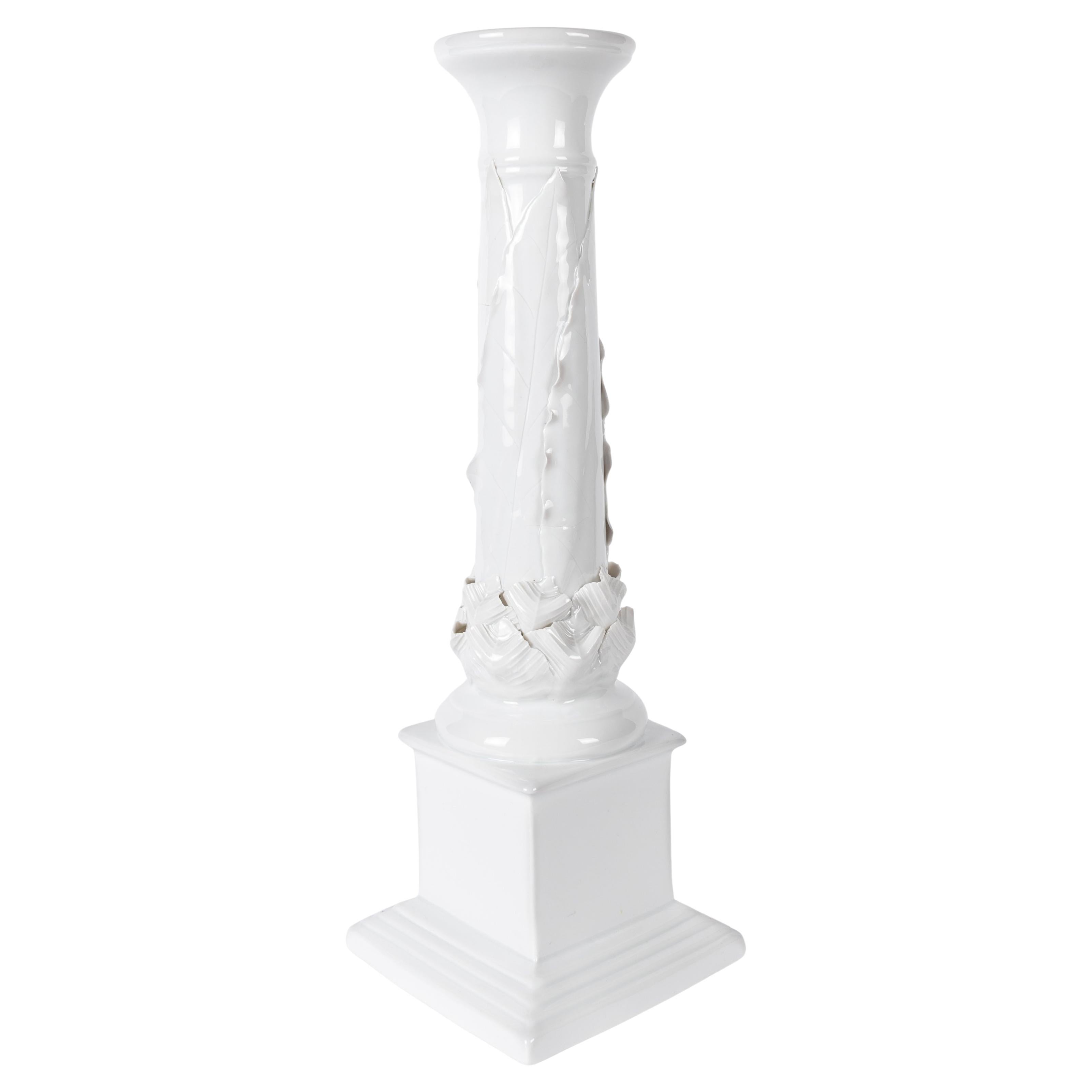 1970s porcelain soccle Woestijnroos (by Jos Van Dijk) For Sale