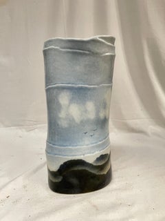 Vaso in porcellana del 1970 di Virebent