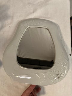 1970's porcelaine mirror with spider web