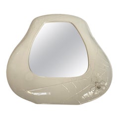 1970's porcelaine mirror with spider web