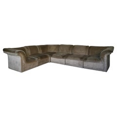 Vintage 1970s Postmodern 6-Piece Modular Sectional Sofa