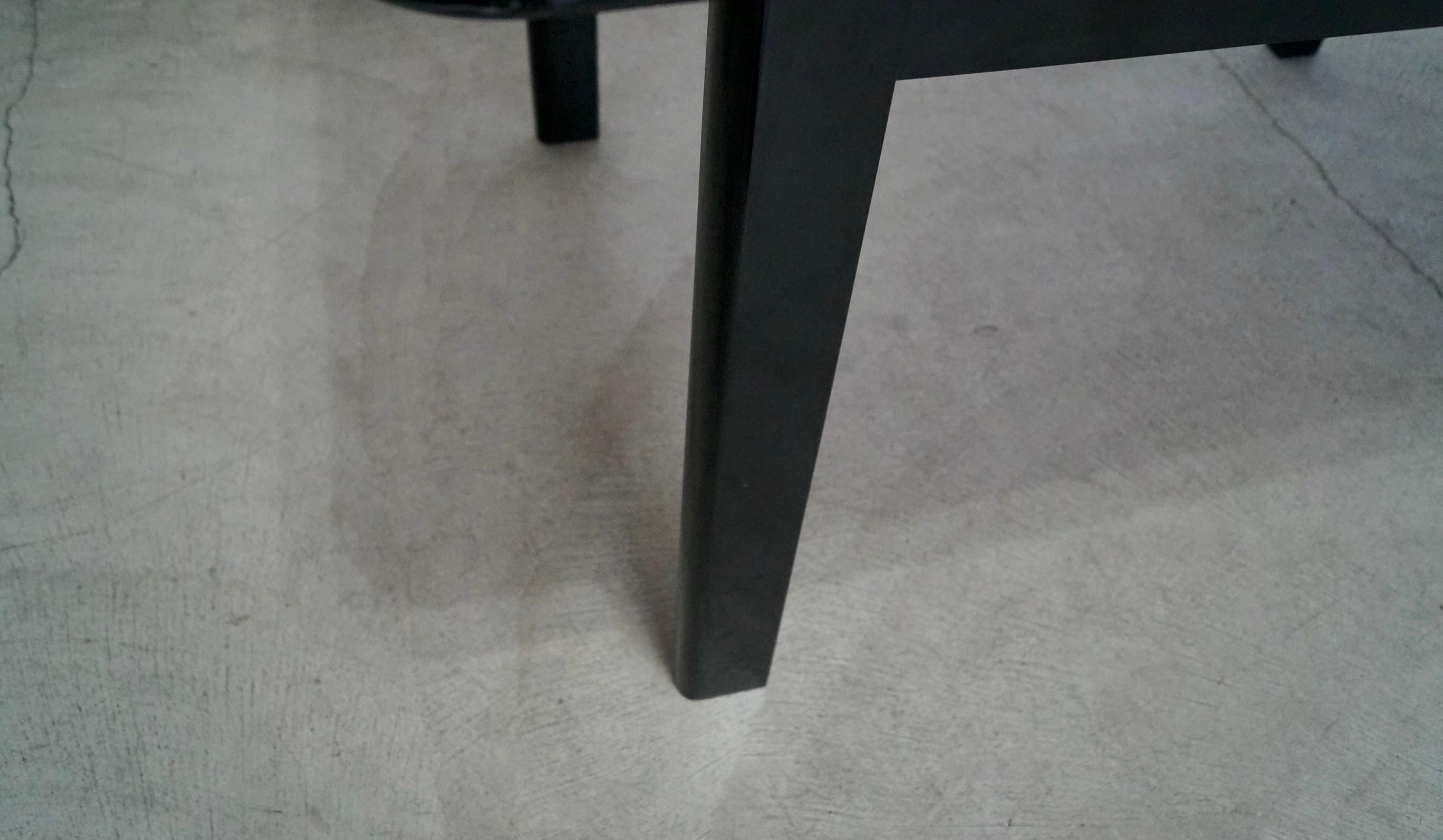 1970's Postmodern Hollywood Regency Italian Black Lacquer Dining Table For Sale 8