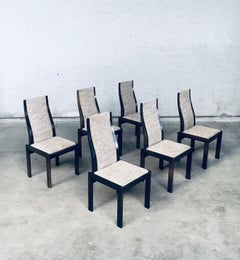 1970's Postmodern Italian Design Dining Chair set