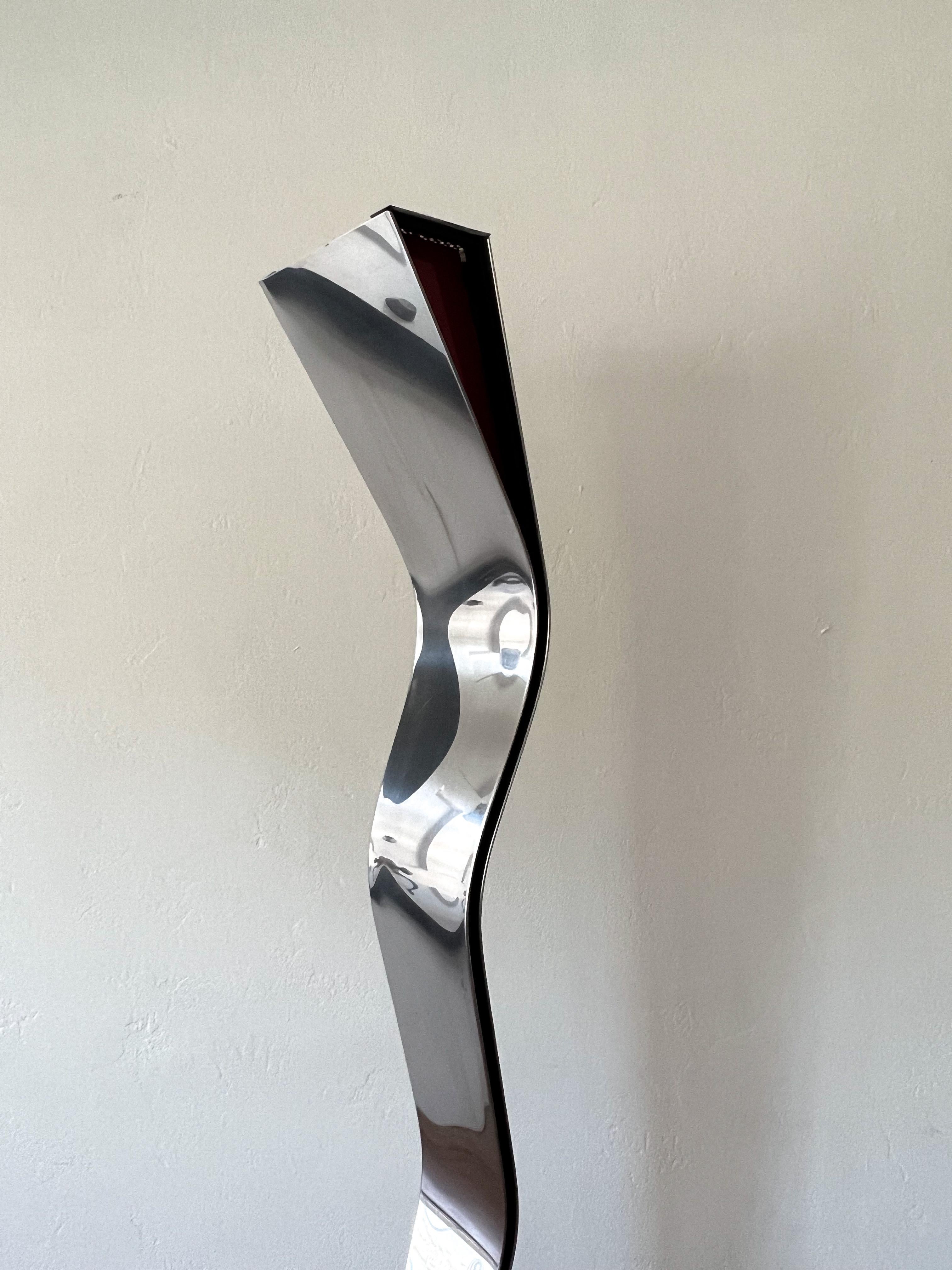 1970s Postmodern Sculptural Floor Lamp in the Style of Fontana Arte For Sale 1
