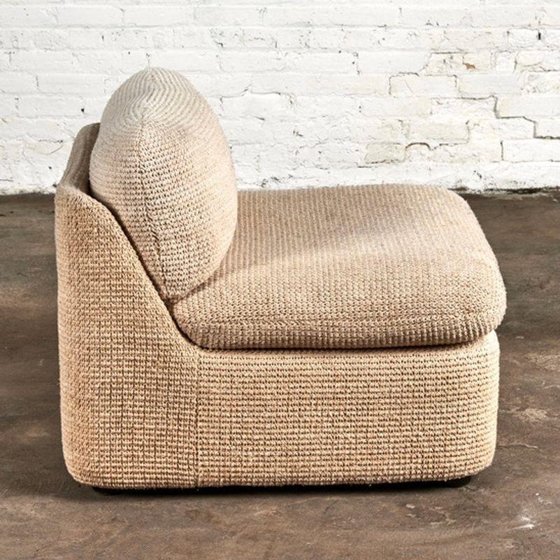 Upholstery 1970's Postmodern Slipper Lounge Chair