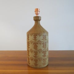 1970s Pottery Table Lamp John Virando of Richmond Hill