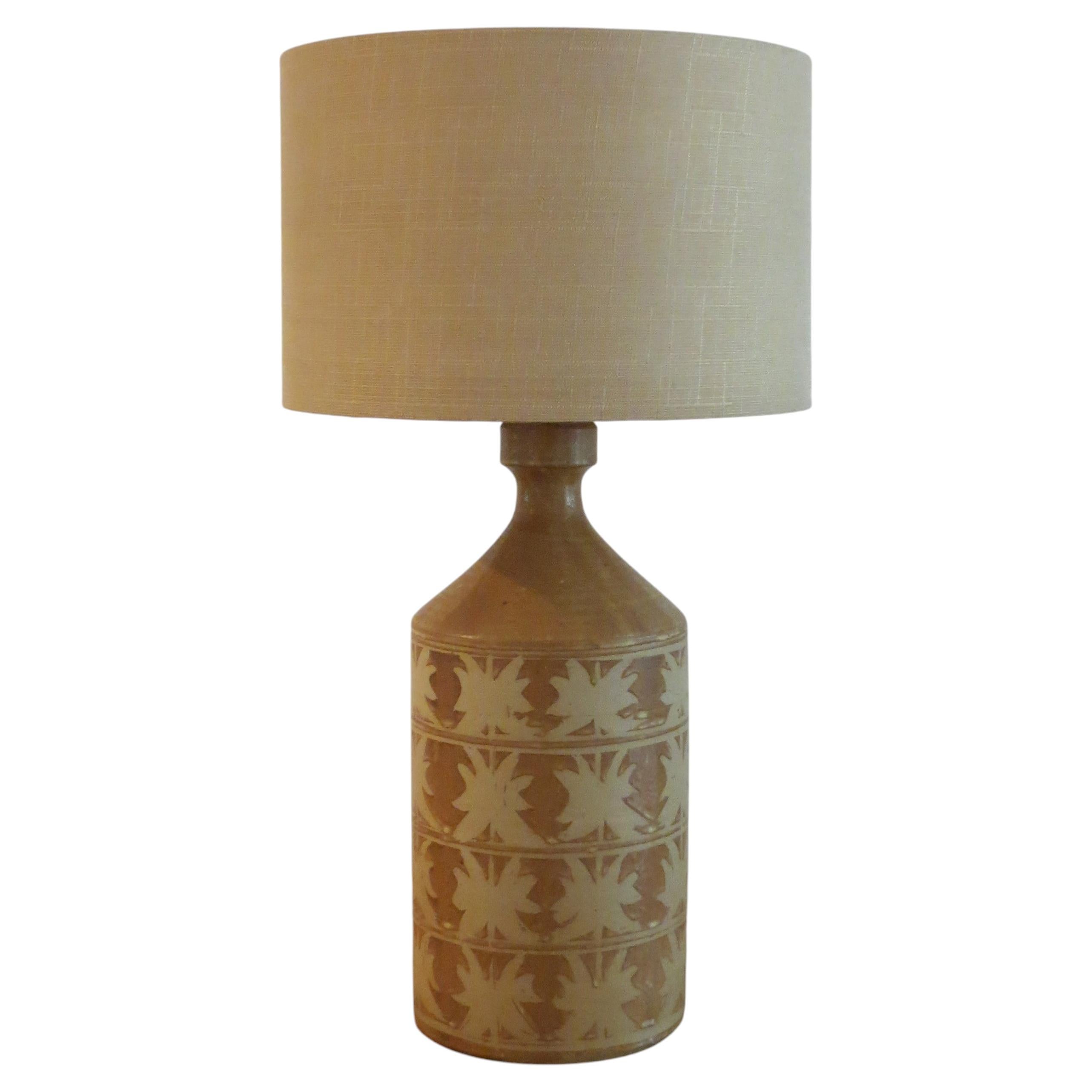 1970s Pottery Table Lamp John Virando of Richmond Hill For Sale