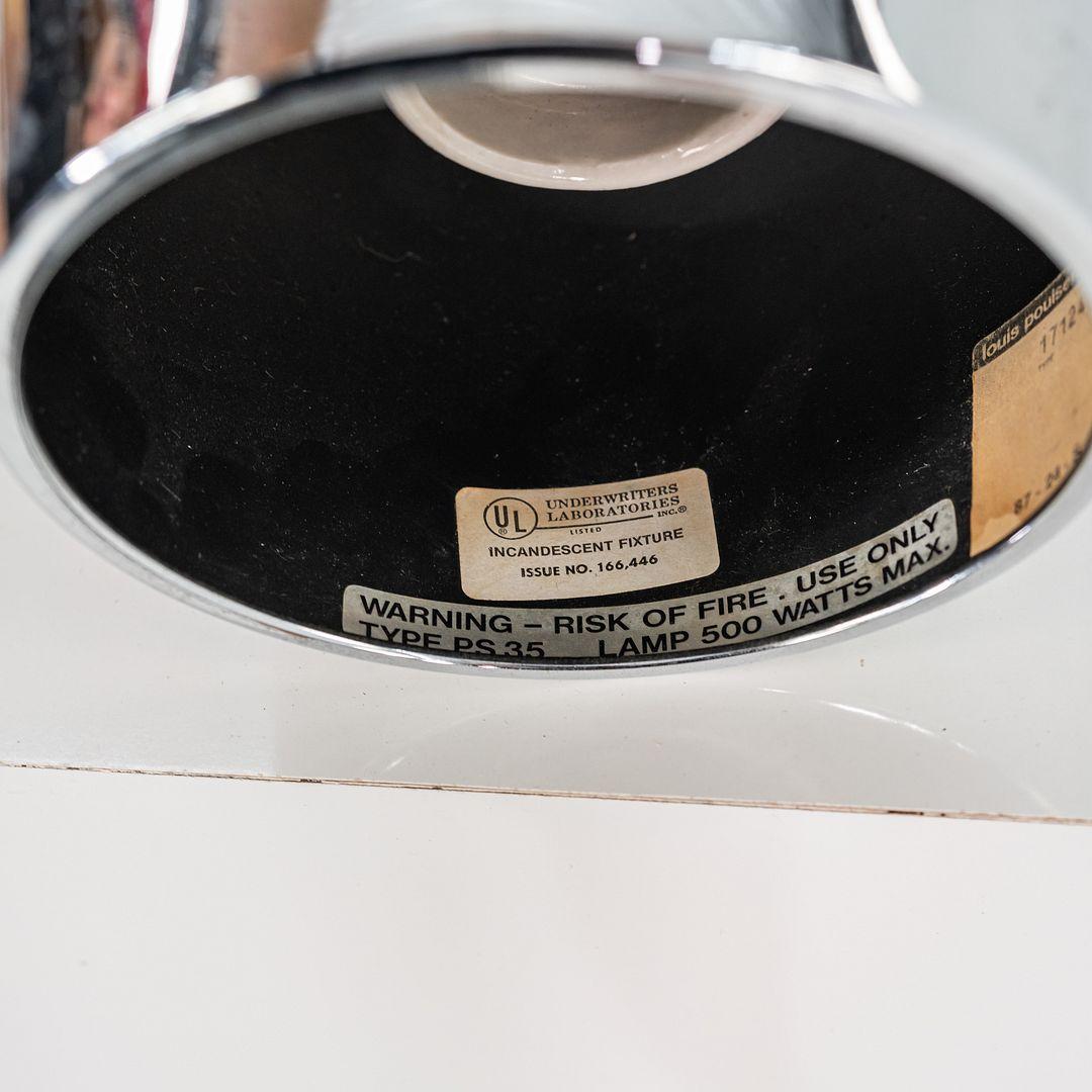 Lampada a sospensione a carciofo grande di Poul Henningsen per Louis Poulsen degli anni '70, in bianco in vendita 2