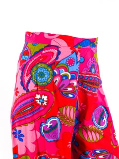 1970s Psychedelic Printed Palazzo Pants