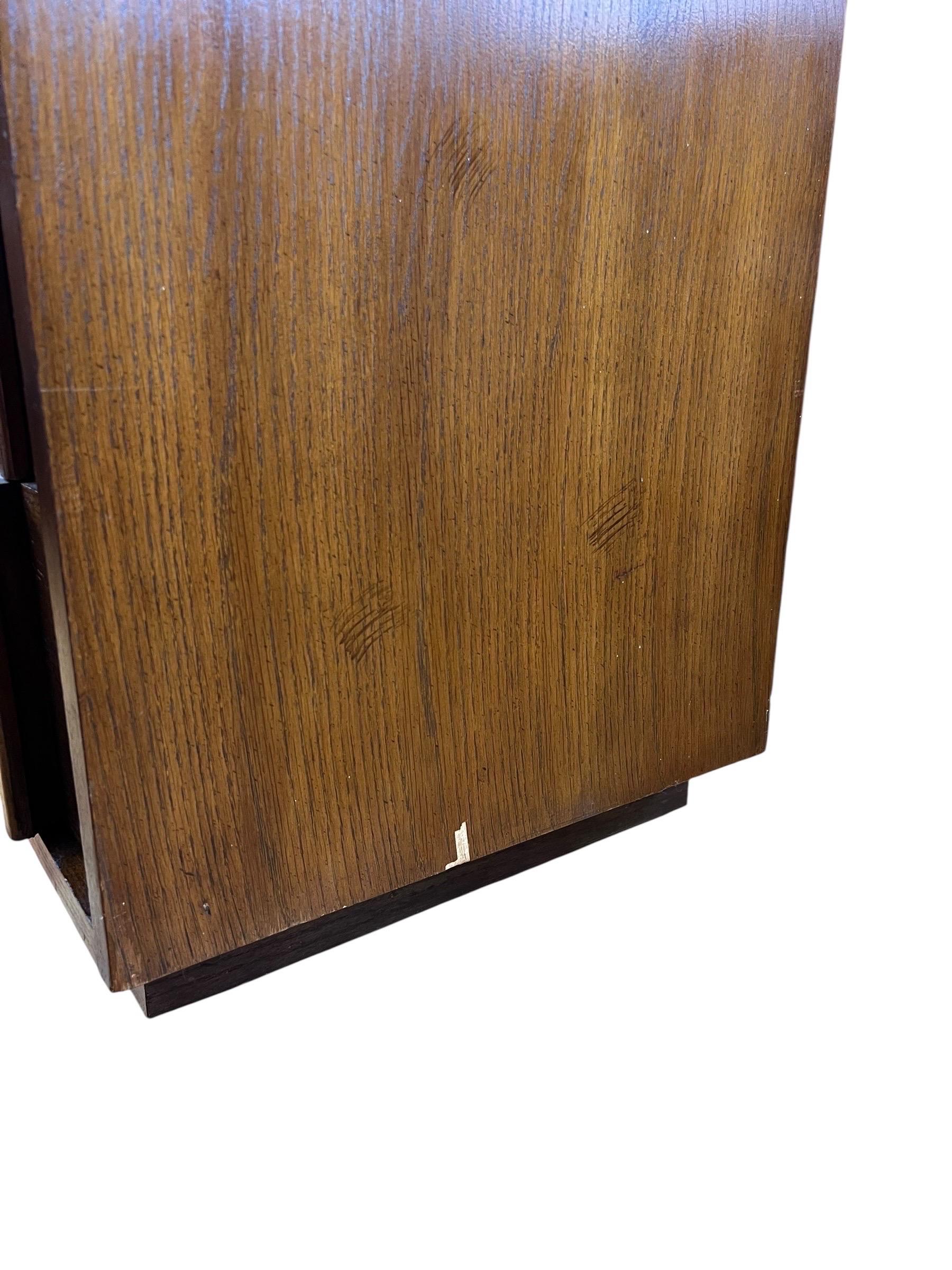 1970s Pueblo Style Brutalist Lowboy Dresser For Sale 3