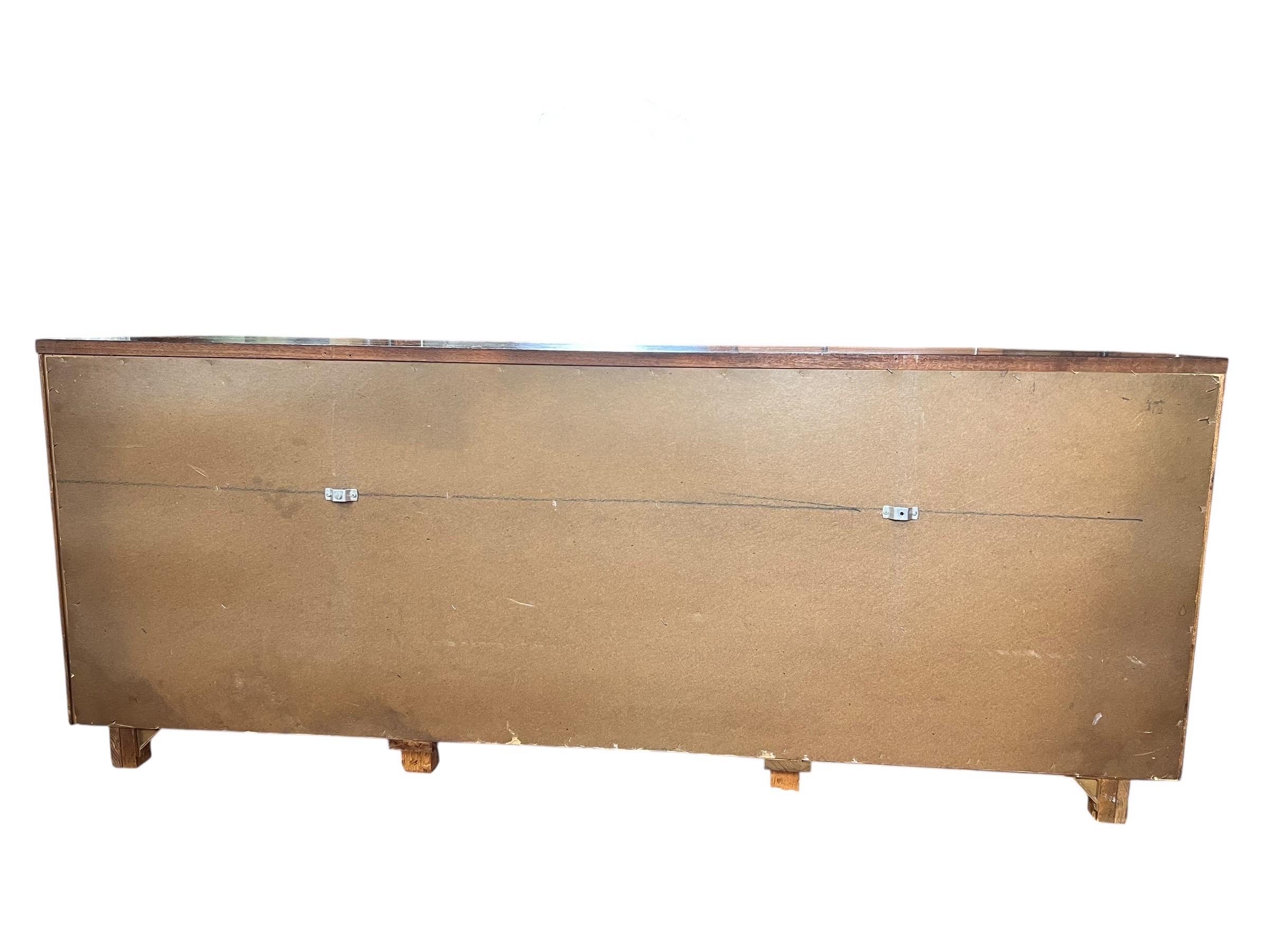1970s Pueblo Style Brutalist Lowboy Dresser In Good Condition For Sale In Esperance, NY