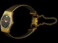 1970's PULSAR Vintage Ladies 14K Gold P. Watch - OWNED & WORN BY LORETTA YOUNG