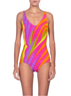 1970S Rainbow Psychedelic Swimsuit