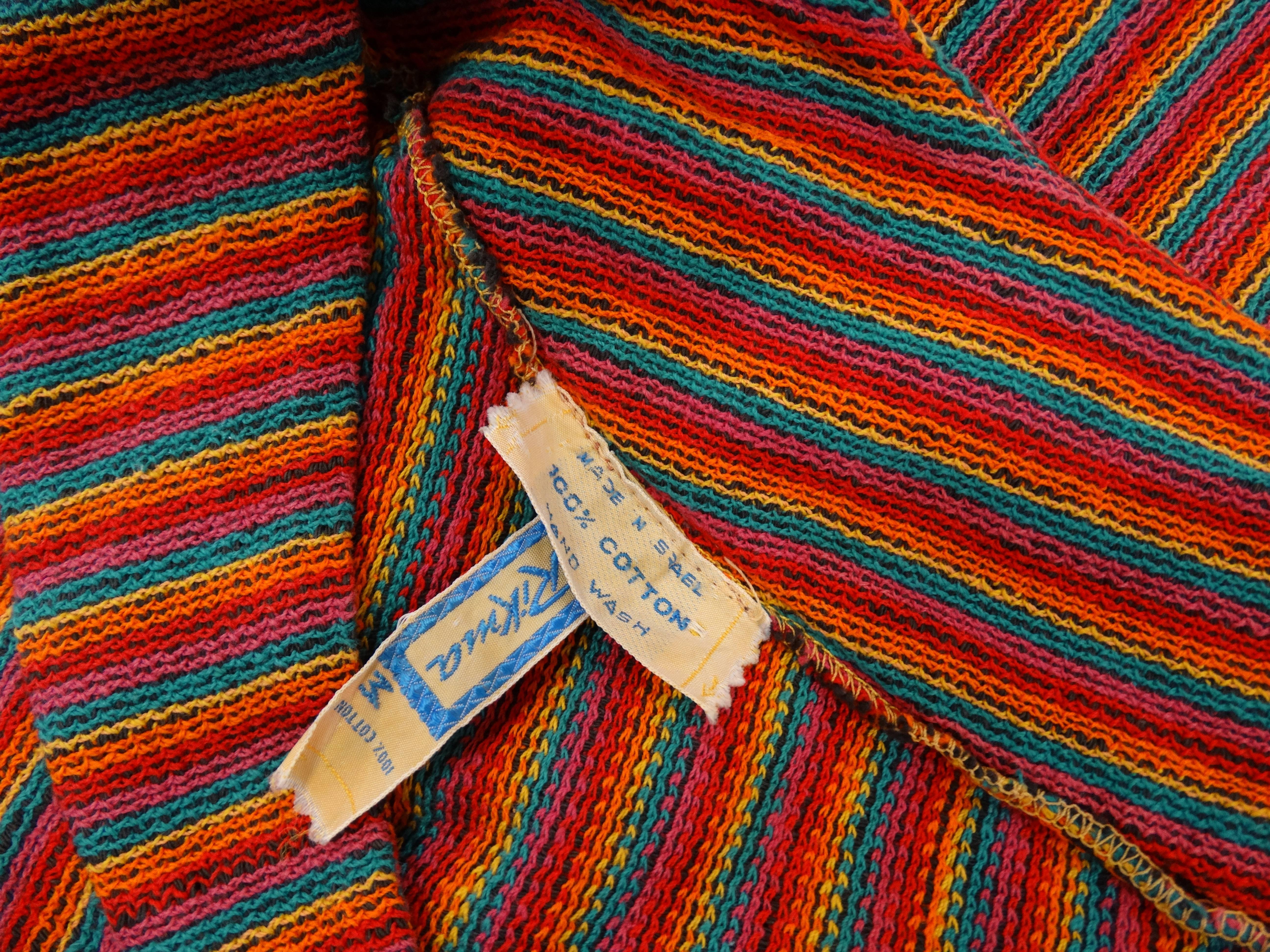 Rikma Rainbow Stripe Dress, 1970s  4