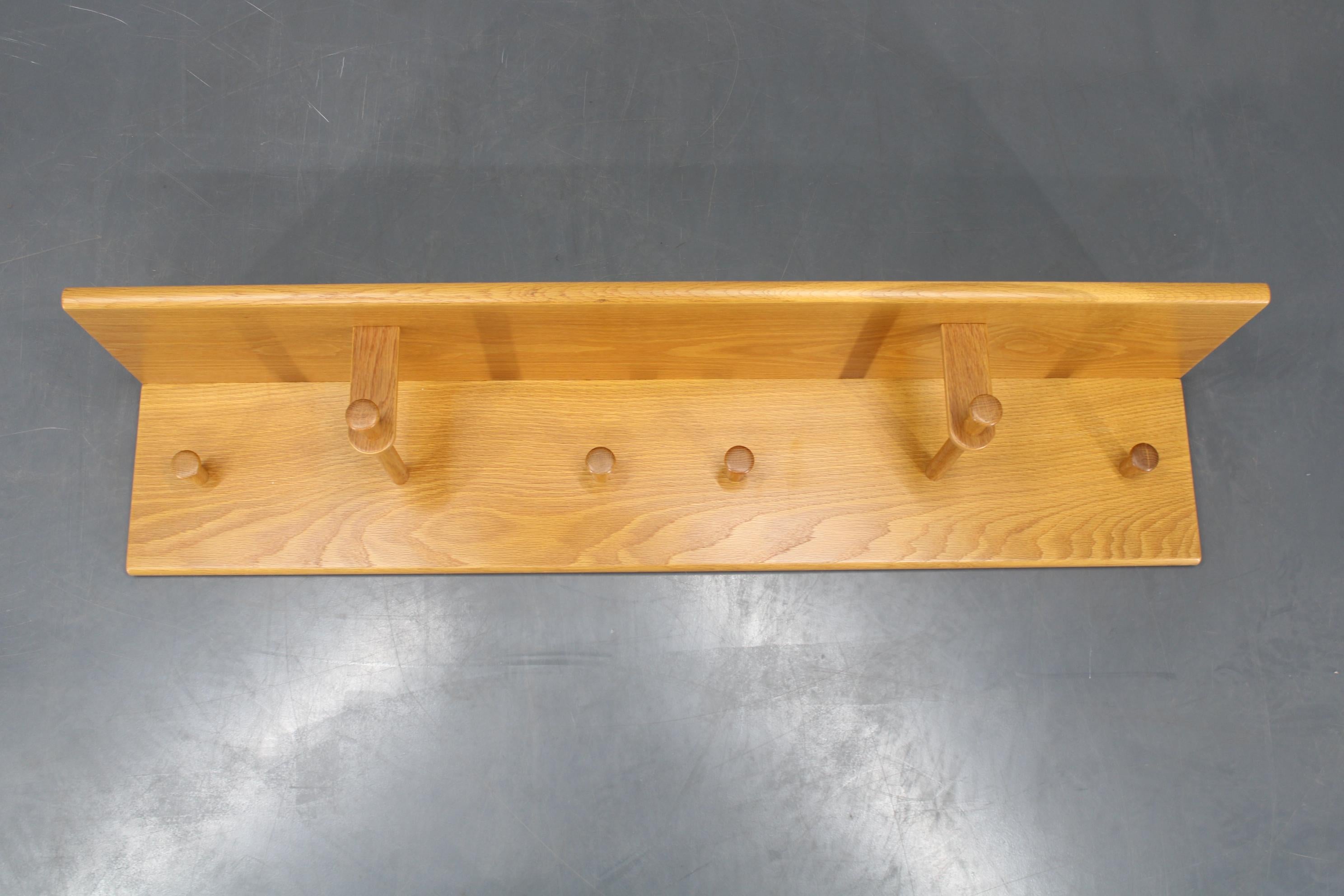 1970s Rare Aksel Kjersgaard Ash Wood Wall Hanger, Denmark For Sale 4