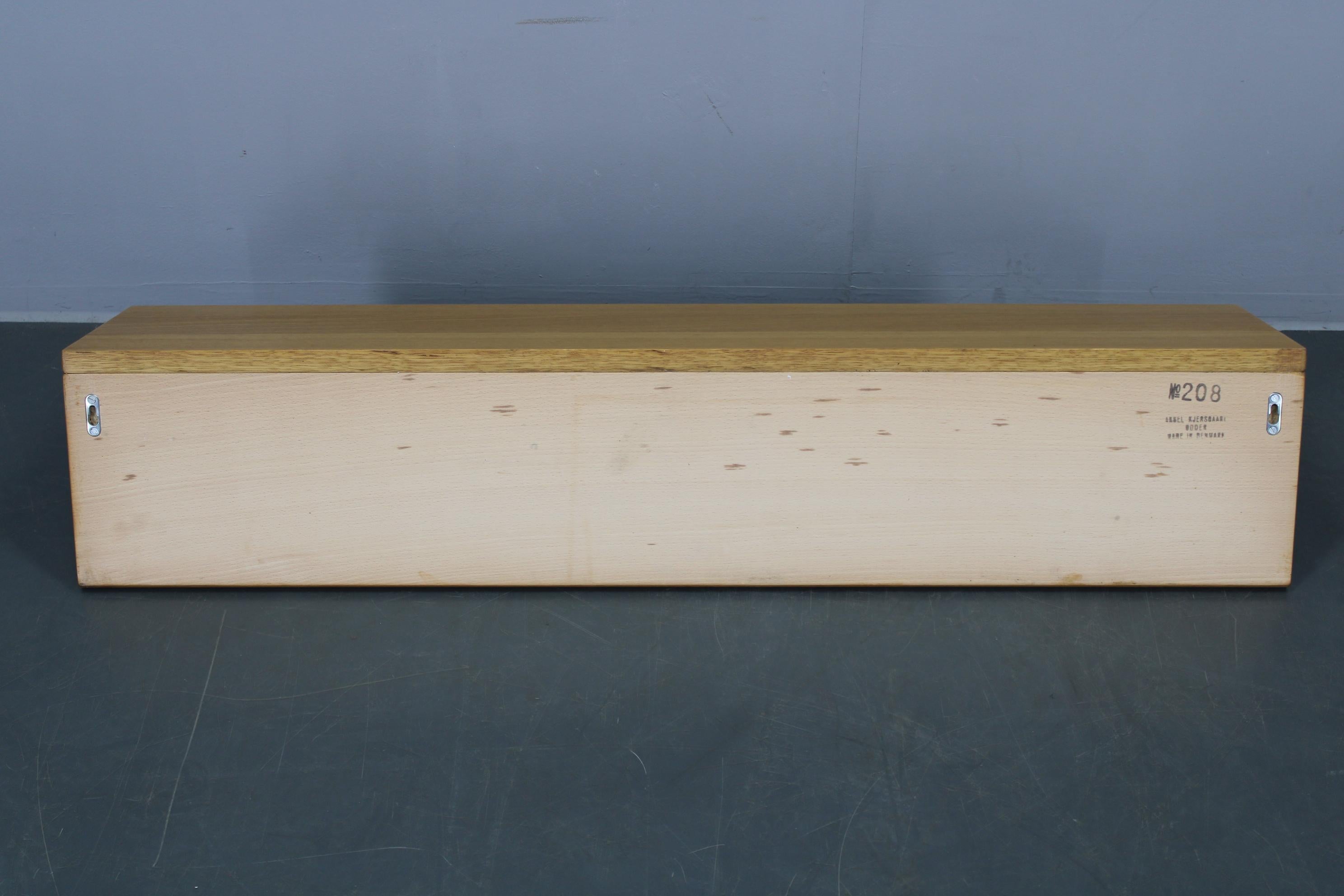 1970s Rare Aksel Kjersgaard Ash Wood Wall Hanger, Denmark For Sale 5