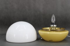 1970s Rare All Glass Table Lamp by Valaske Mezirici, Czechoslovakia