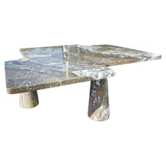 1970s Rare Freccia Marble Coffee Table by Angelo Mangiarotti Eros Collection