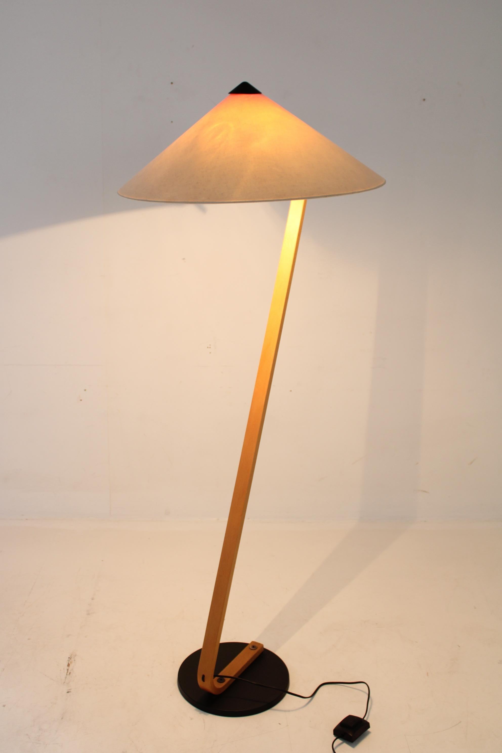 1970s Rare Mads Caprani Bentwood Floor Lamp, Denmark  For Sale 8