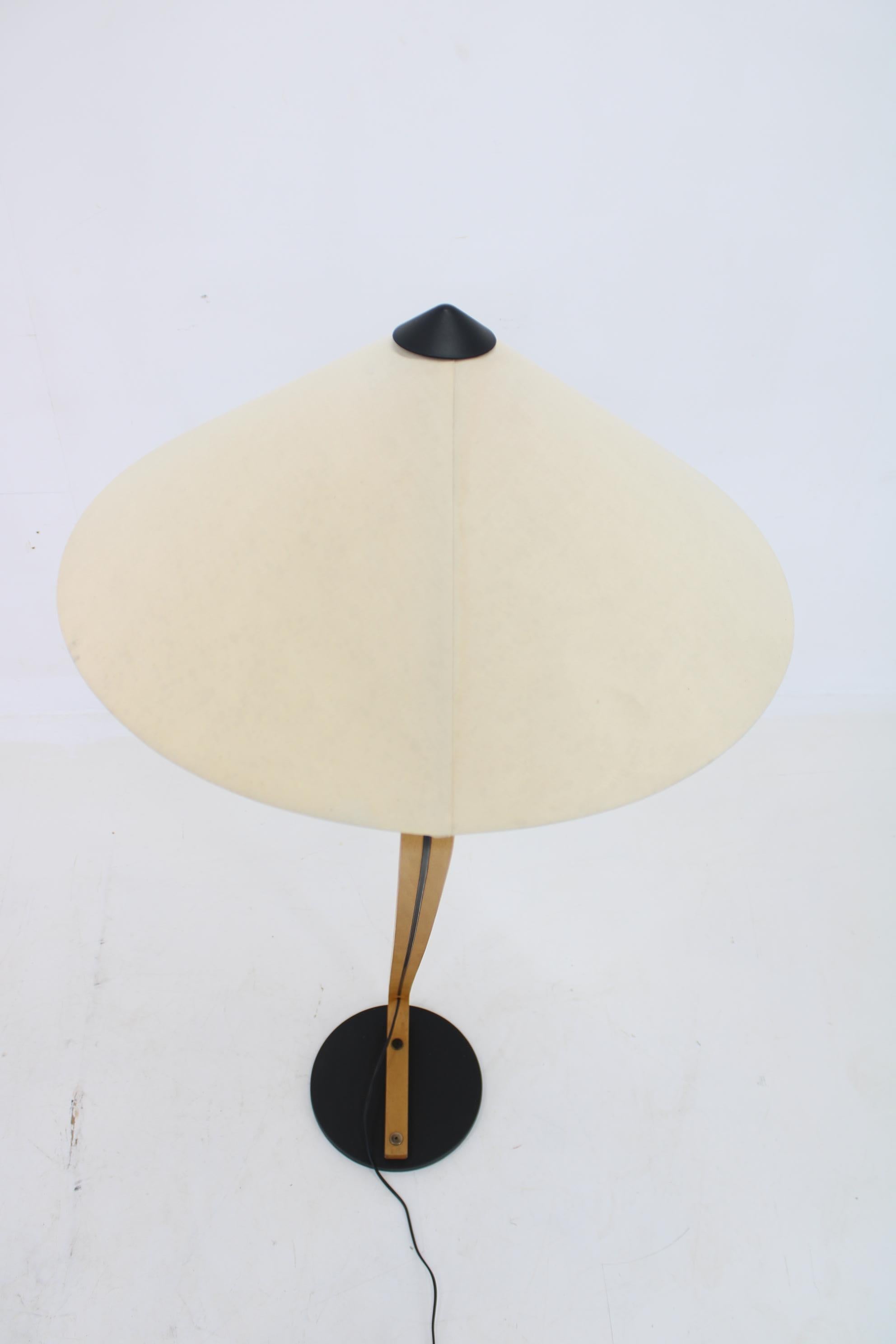 1970s Rare Mads Caprani Bentwood Floor Lamp, Denmark  In Good Condition For Sale In Praha, CZ