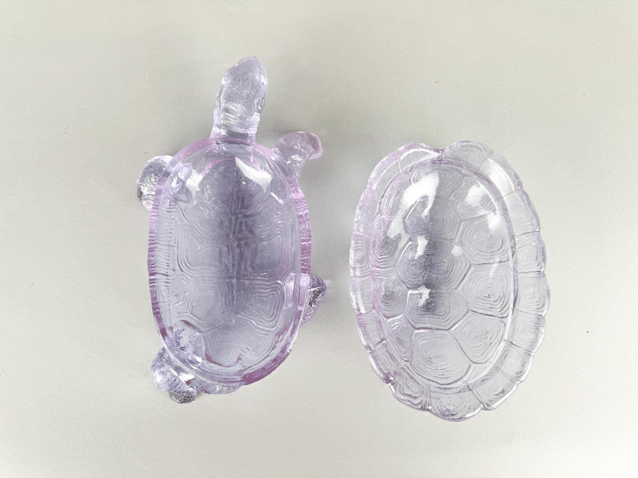 1970s Rare Neodymium Glass Jar, Czechoslovakia 2