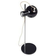 Lampe de table magnétique Reggiani « Eyeball » rare des années 1970, Italie