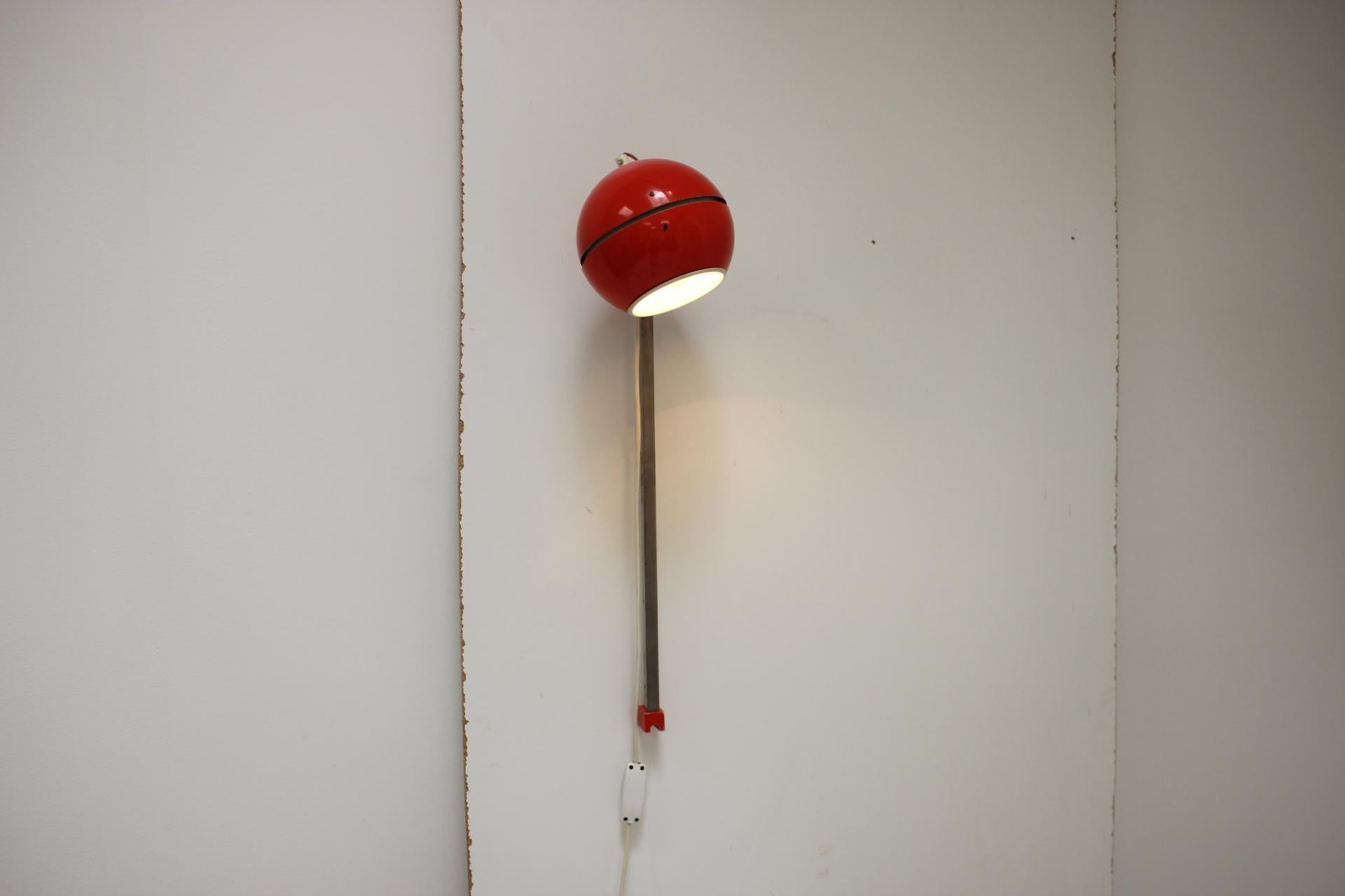 1970s Rare Space Age Wall Lamp For Sale 9