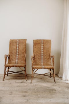 1970's rattan chairs