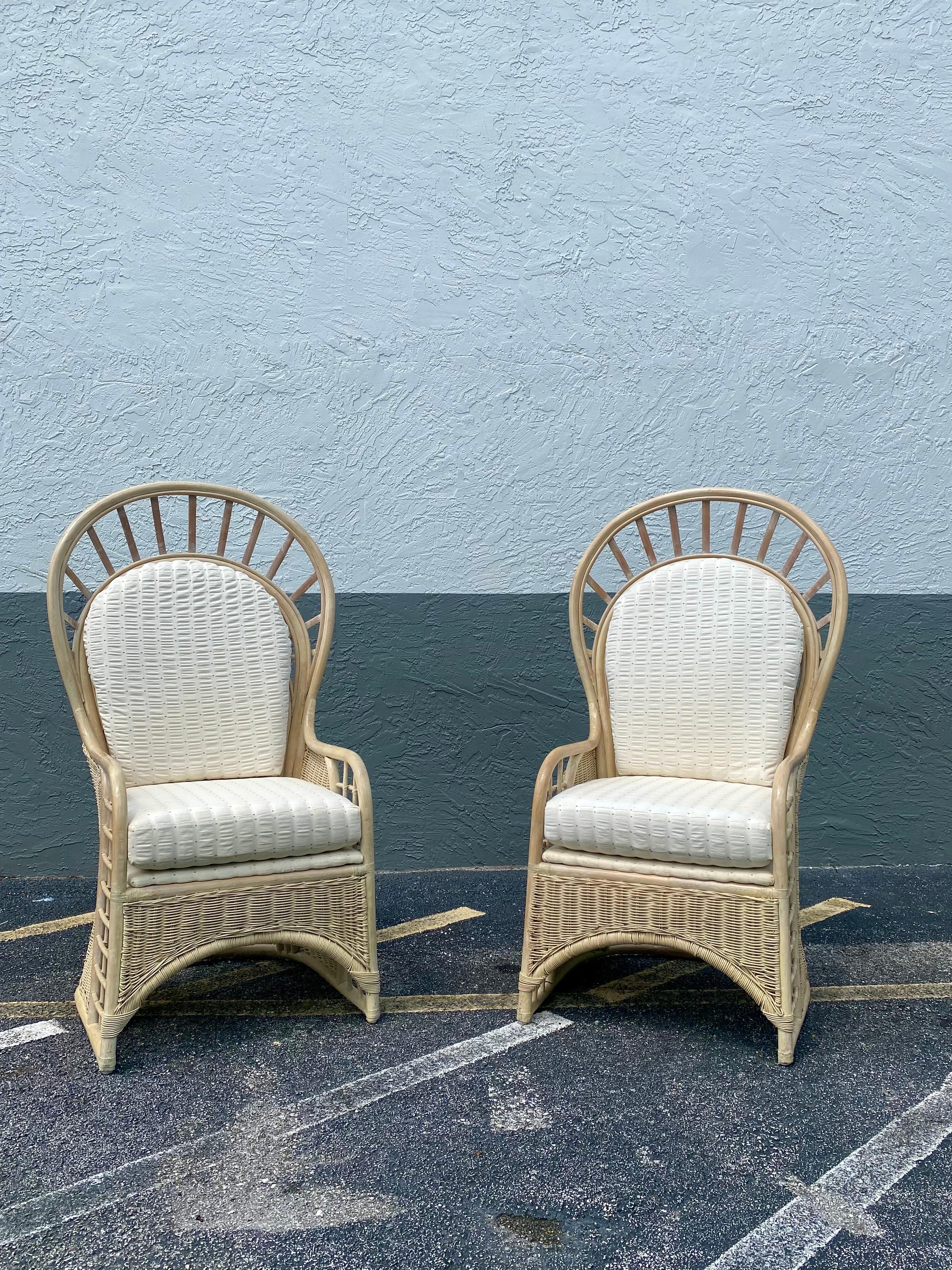 On offer on this occasion is one of the most stunning, rattan chairs you could hope to find. This is an ultra-rare opportunity to acquire what is, unequivocally, the best of the best, it being a most spectacular and beautifully-presented chairs.