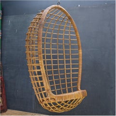 1970s Danny Ho Fong Rare Swinging Chair Mid-Century California Design Tropi-Cal