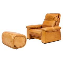 1970's Reclining Lounge Chair and Ottoman
