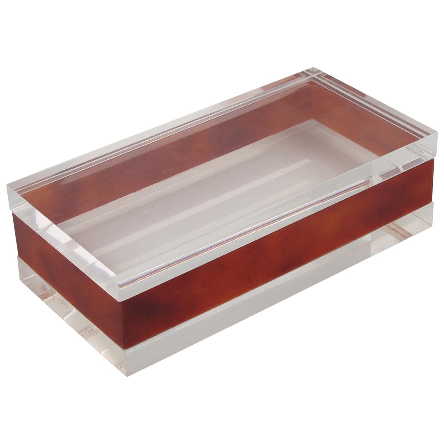 Lucite Boxes 71 For Sale at 1stDibs