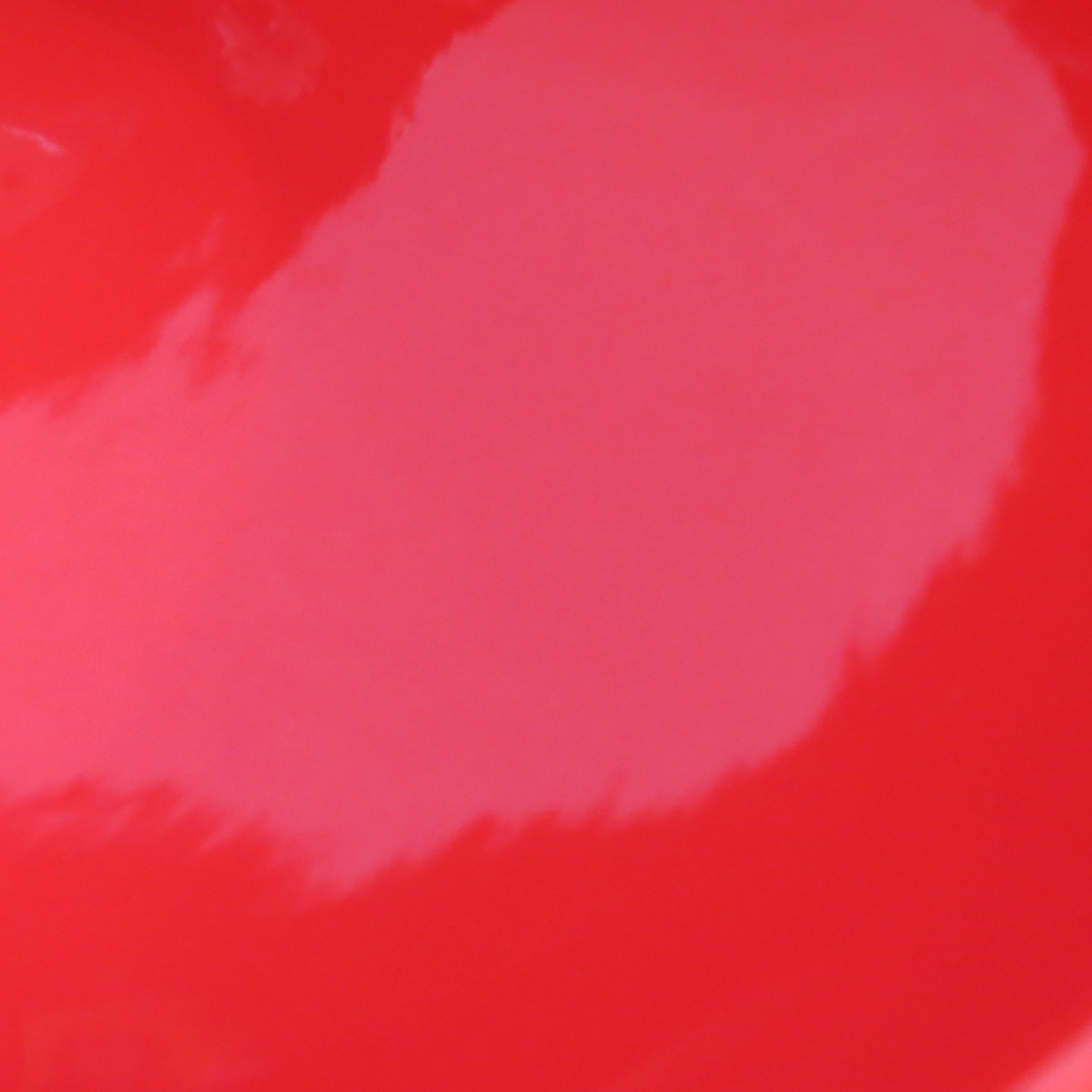 20th Century 1970s Red Enamelled Bathroom Sink