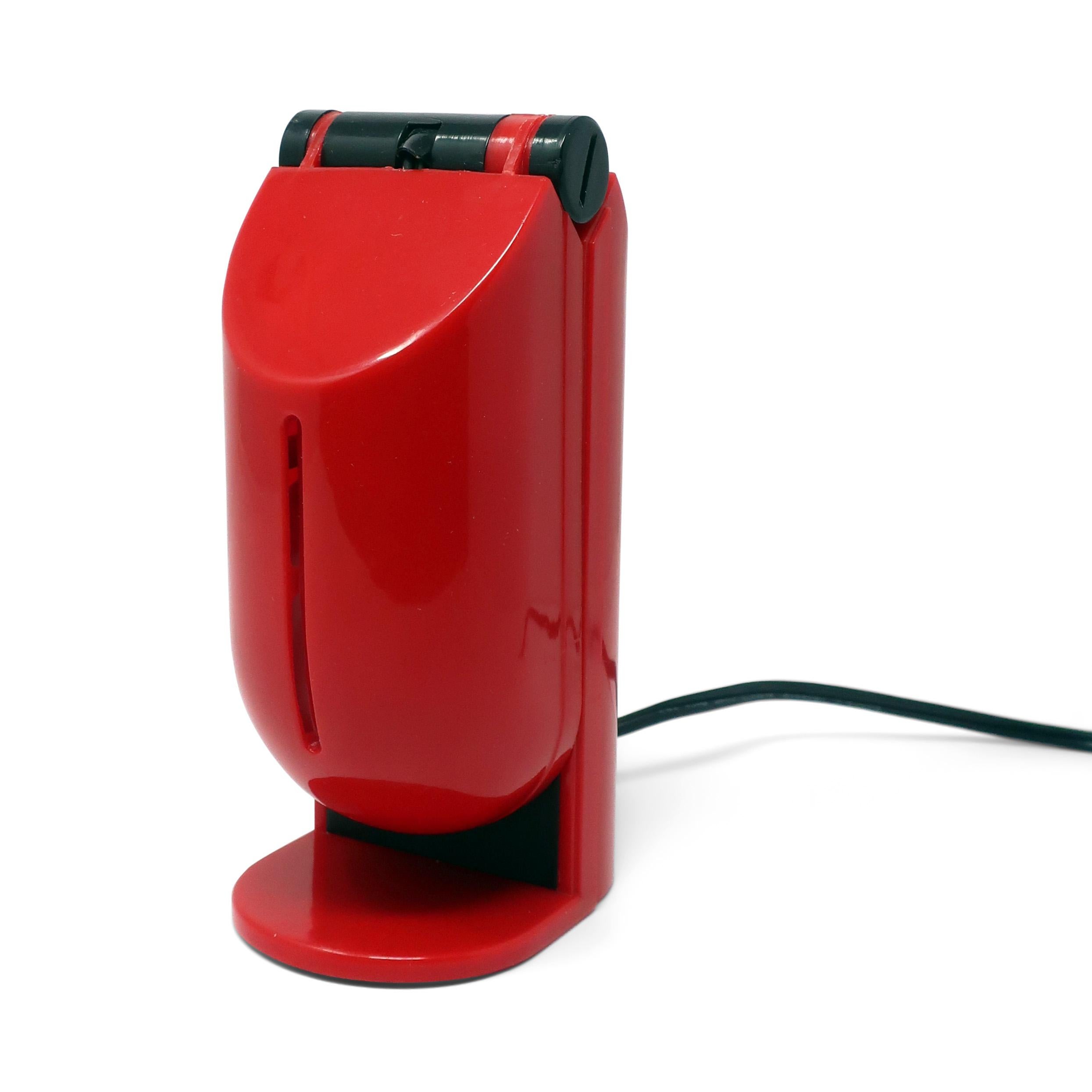 Post-Modern 1970s Red Manon Lamp by Yamada Shomei For Sale