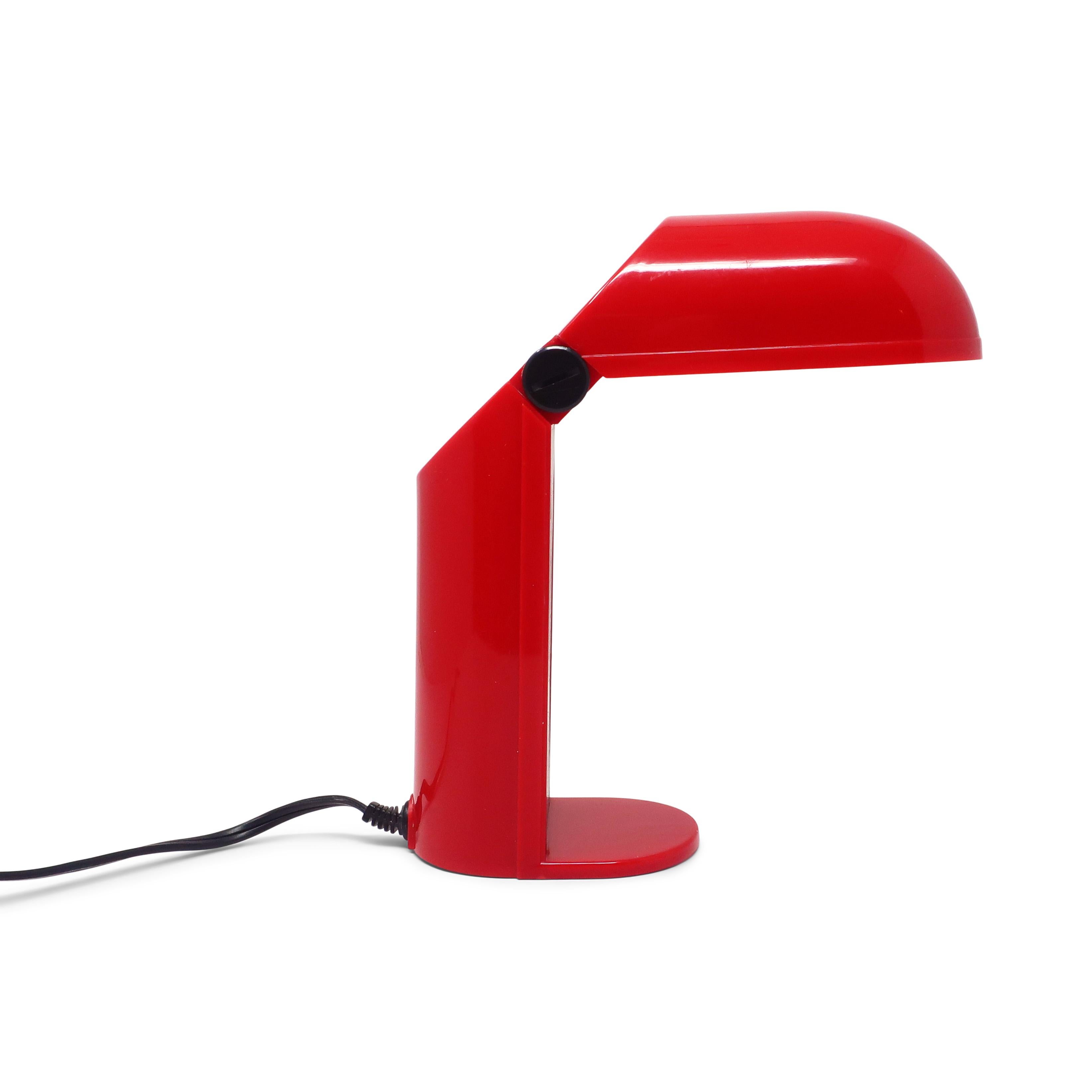 Metal 1970s Red Manon Lamp by Yamada Shomei For Sale