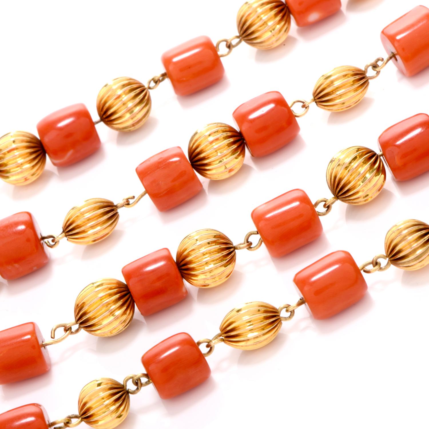 coral beads necklace designs
