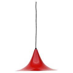 1970s Red 'Witch Hat' Pendant Inspired by Fog and Morup