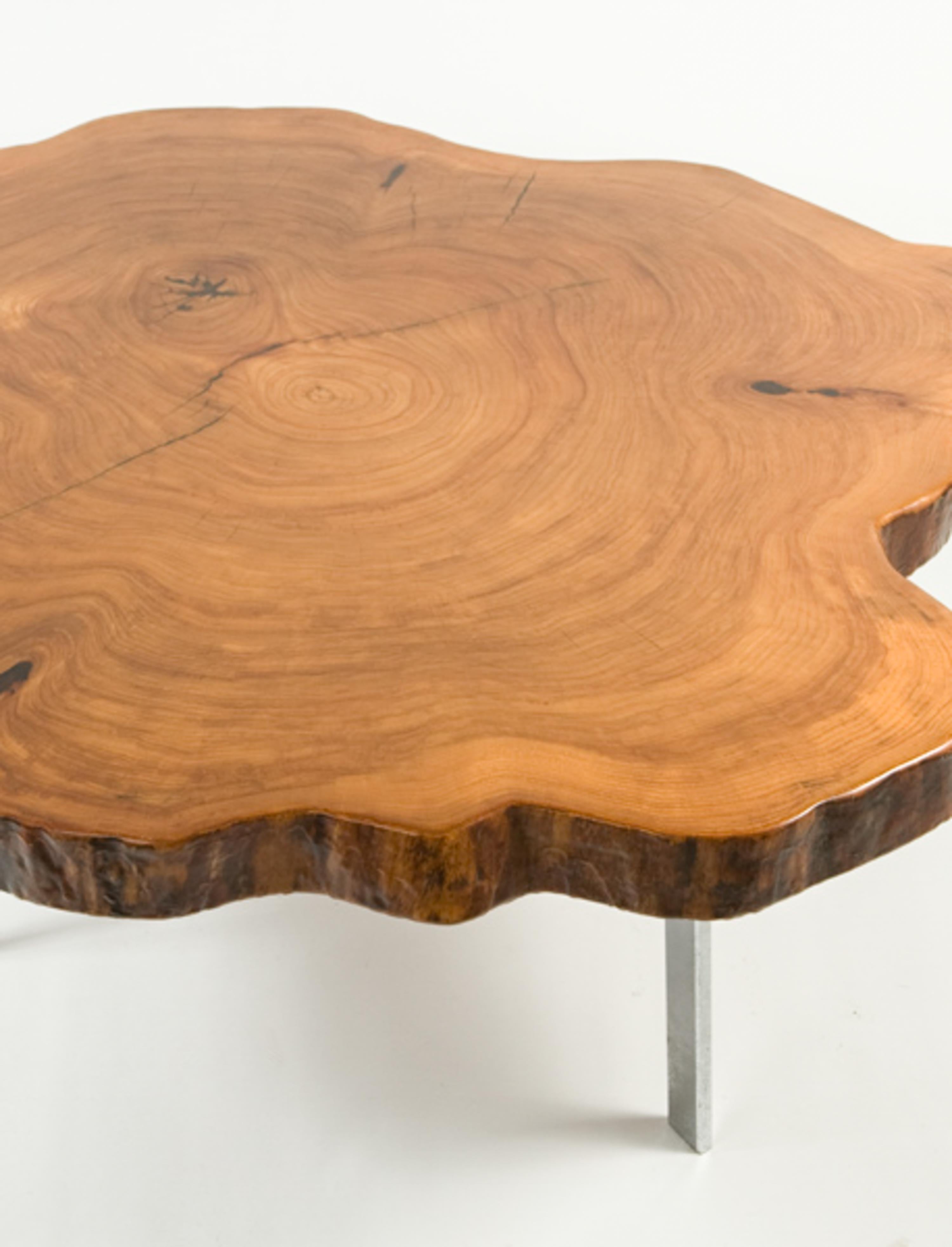 1970s Redwood Slab Coffee Table 2
