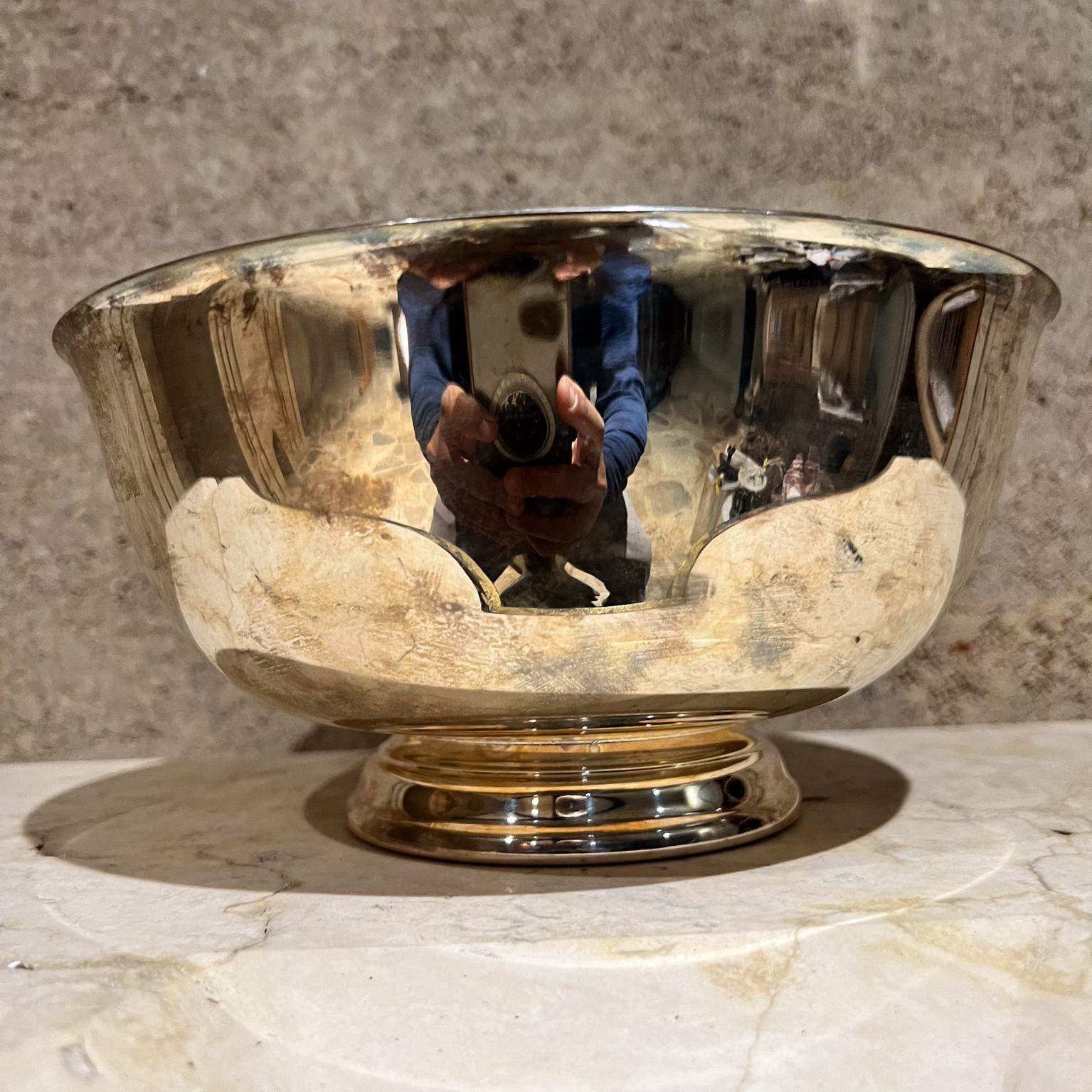 1970s Reed & Barton Elegant Bowl Silverplated Ware In Good Condition For Sale In Chula Vista, CA