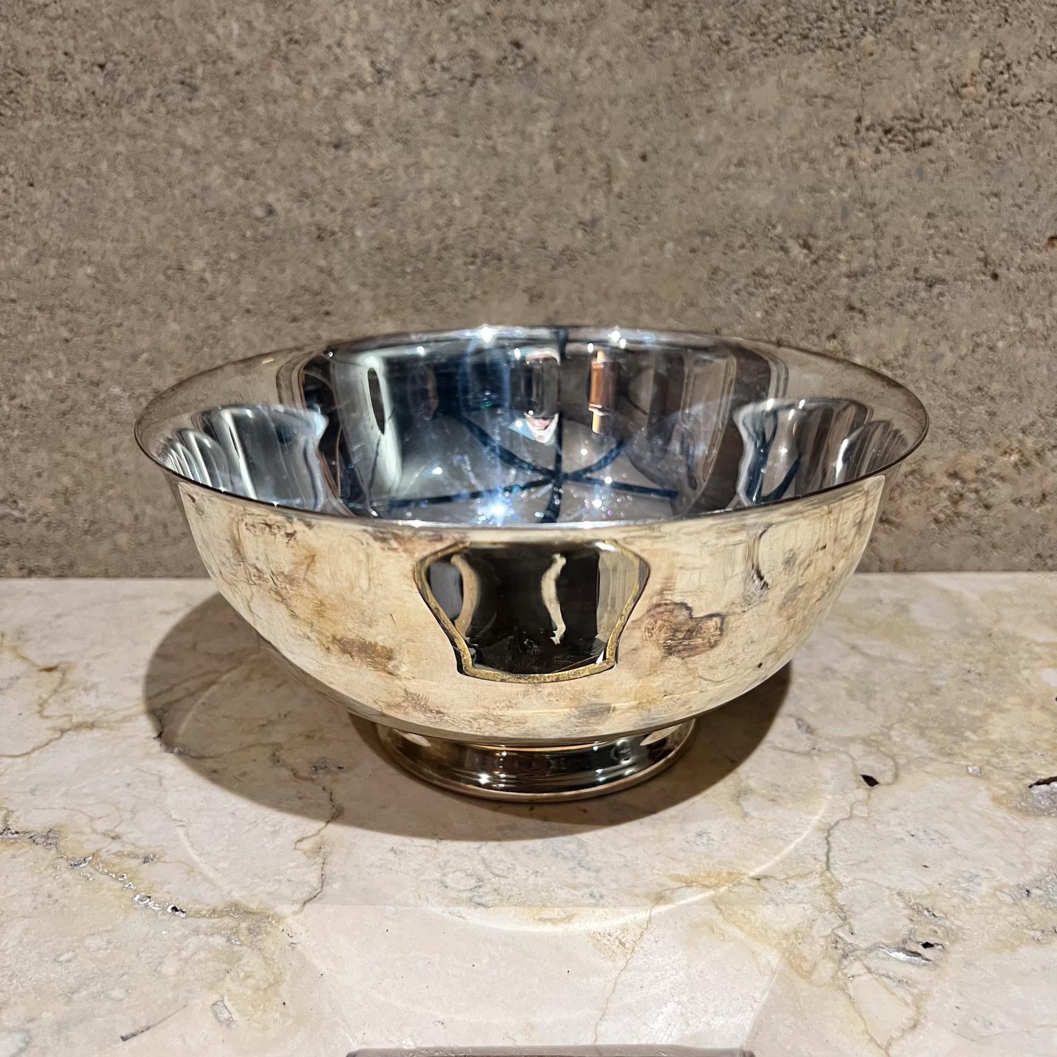 Silver Plate 1970s Reed & Barton Elegant Bowl Silverplated Ware For Sale